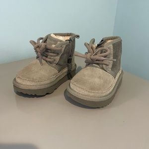Toddler boy grey Ugg boots size 6C